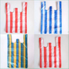 Double color stripe plastic bag food grade plastic bag HDPE